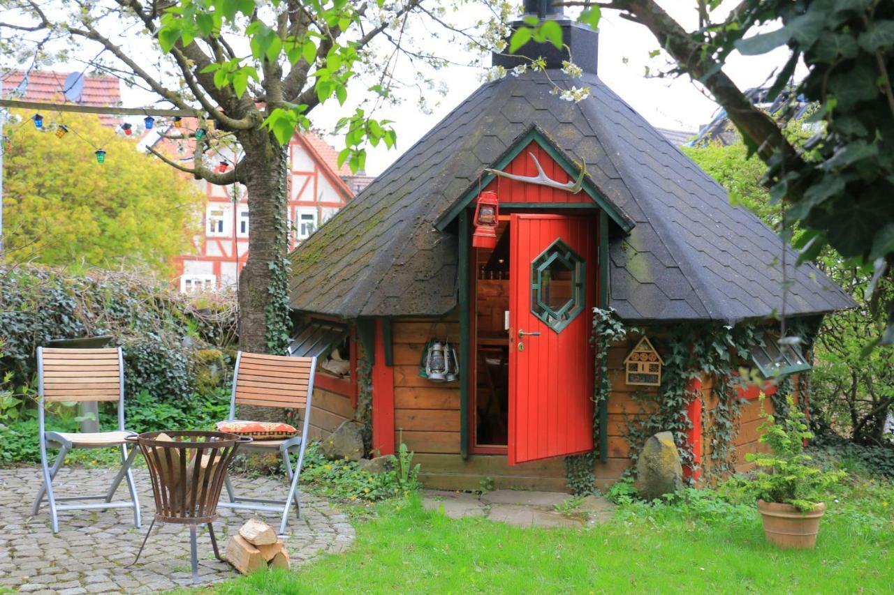 Ferienwohnung Alte Pfarre Gudensberg Exterior foto